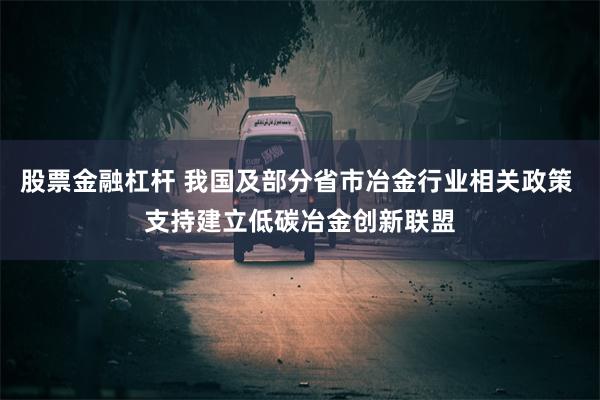 股票金融杠杆 我国及部分省市冶金行业相关政策 支持建立低碳冶金创新联盟