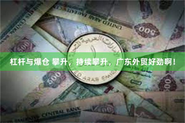 杠杆与爆仓 攀升，持续攀升，广东外贸好劲啊！