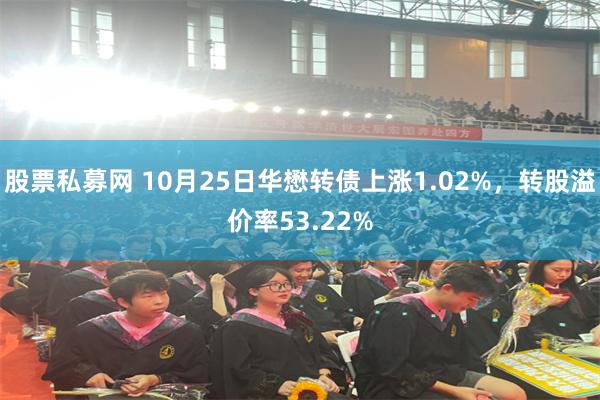 股票私募网 10月25日华懋转债上涨1.02%，转股溢价率53.22%