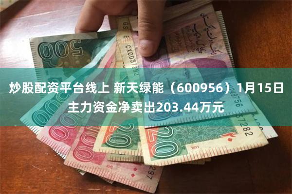 炒股配资平台线上 新天绿能（600956）1月15日主力资金净卖出203.44万元